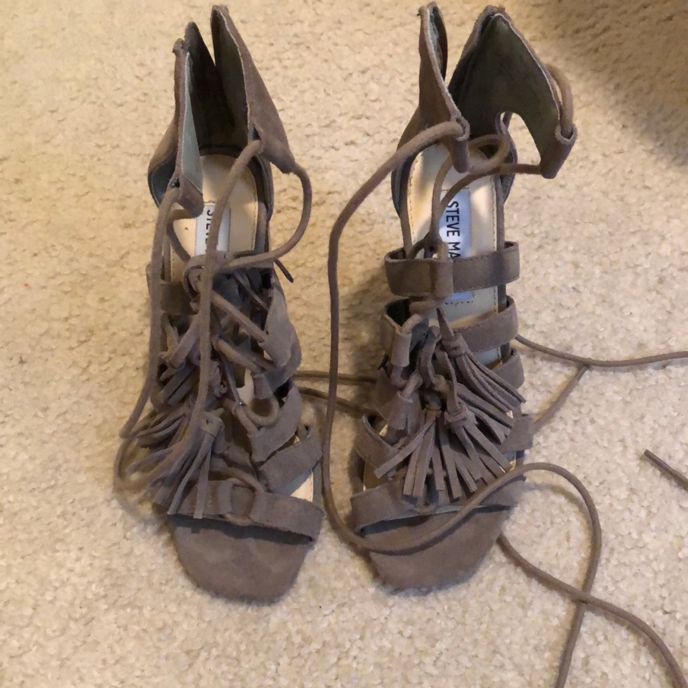 Steve Madden lace up heels